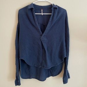 Free People Blue Light Long Sleeve